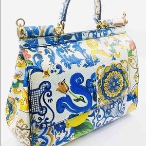 SOLD!! Dolce & Gabbana Majolica medium Sicily bag